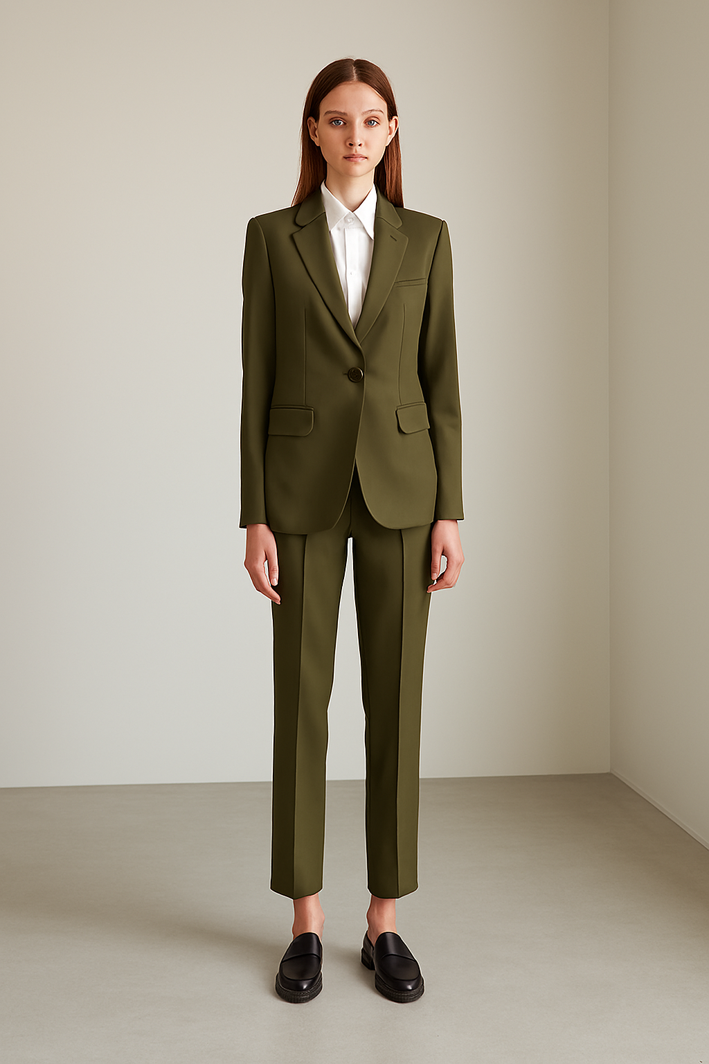 Verdant Line Blazer Set