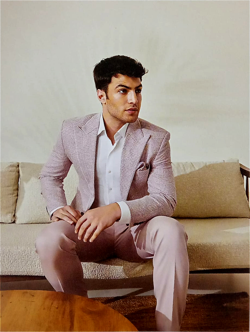 Rose Grid Suit Set