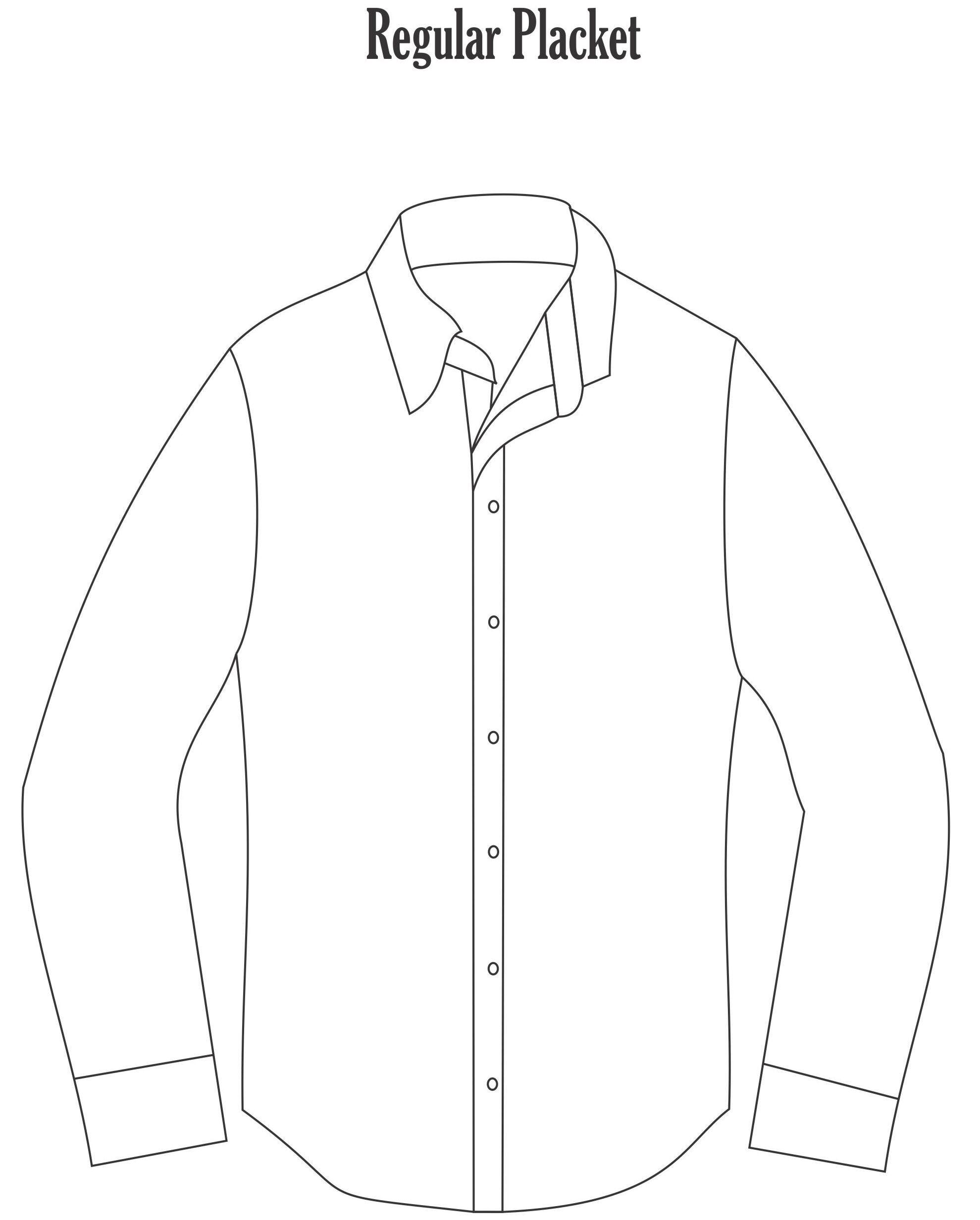 REGULAR PLACKET