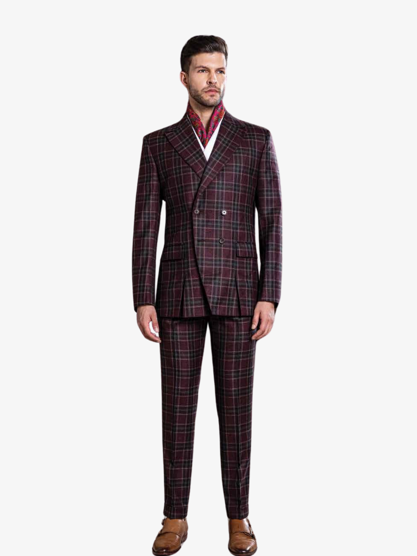 Refined Double-Breasted Suit - ll