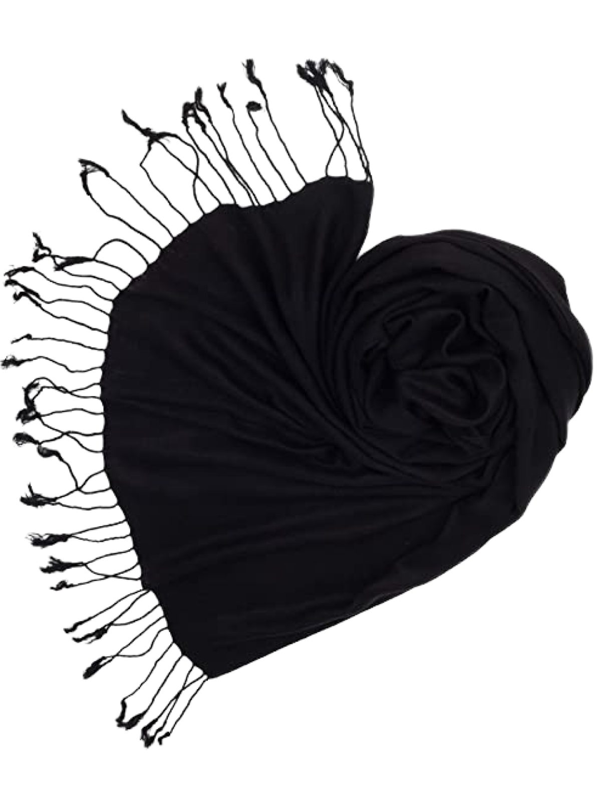 Midnight Black Classic Scarf
