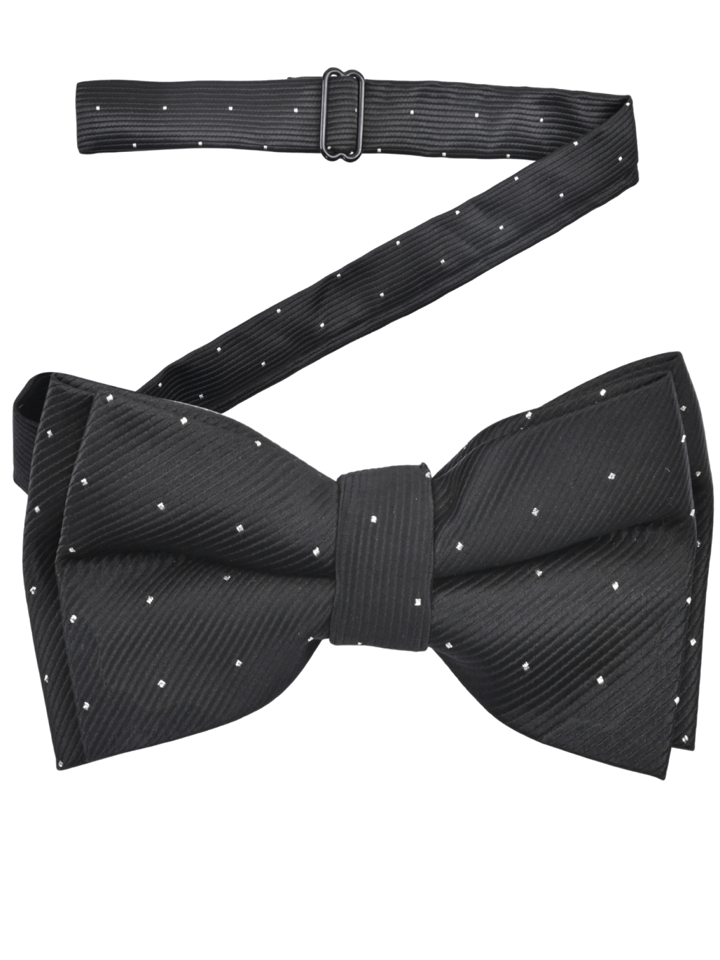 Midnight Polka Bow Tie