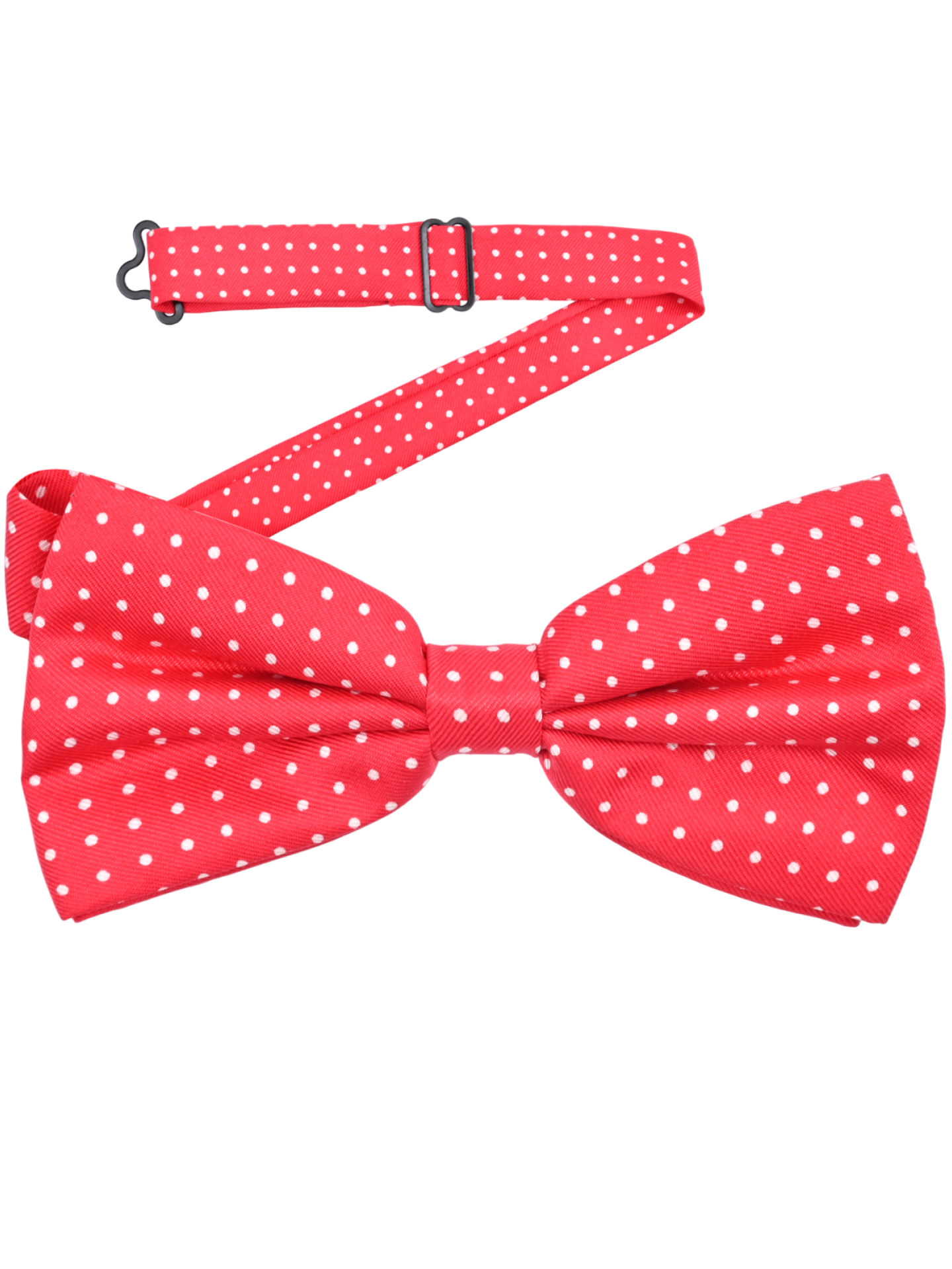Crimson Polka Bow Tie
