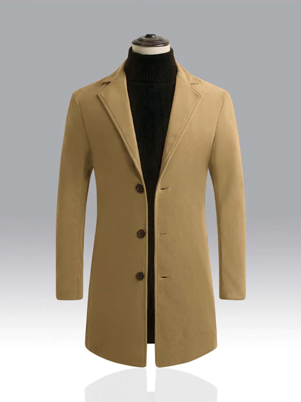 Over Size Middle Long Overcoat