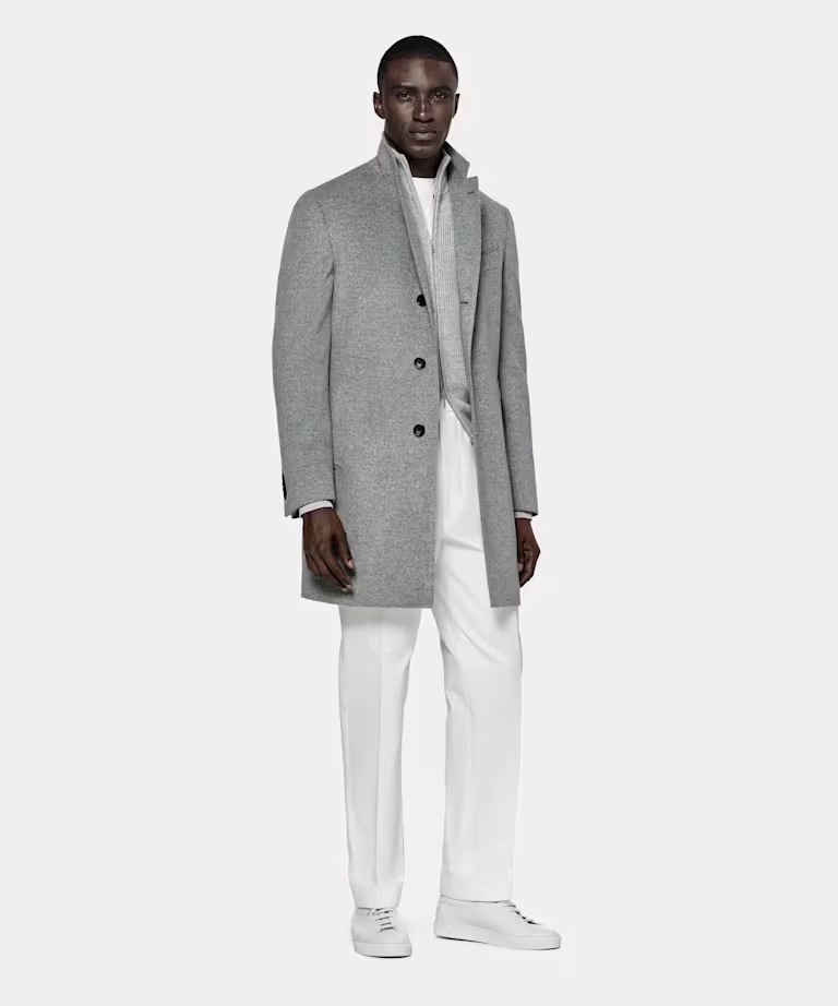 Light Grey Overcoat