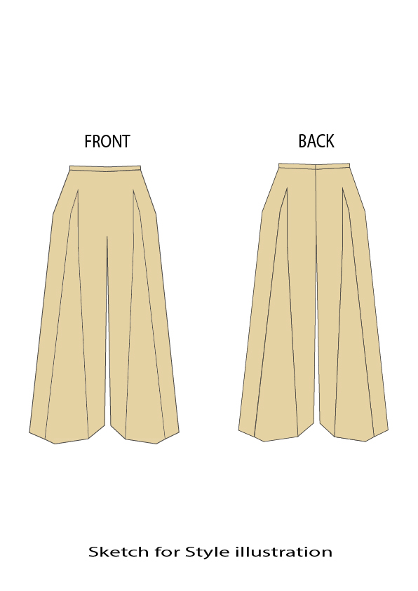 Tailored Wide-Leg Palazzo Trousers