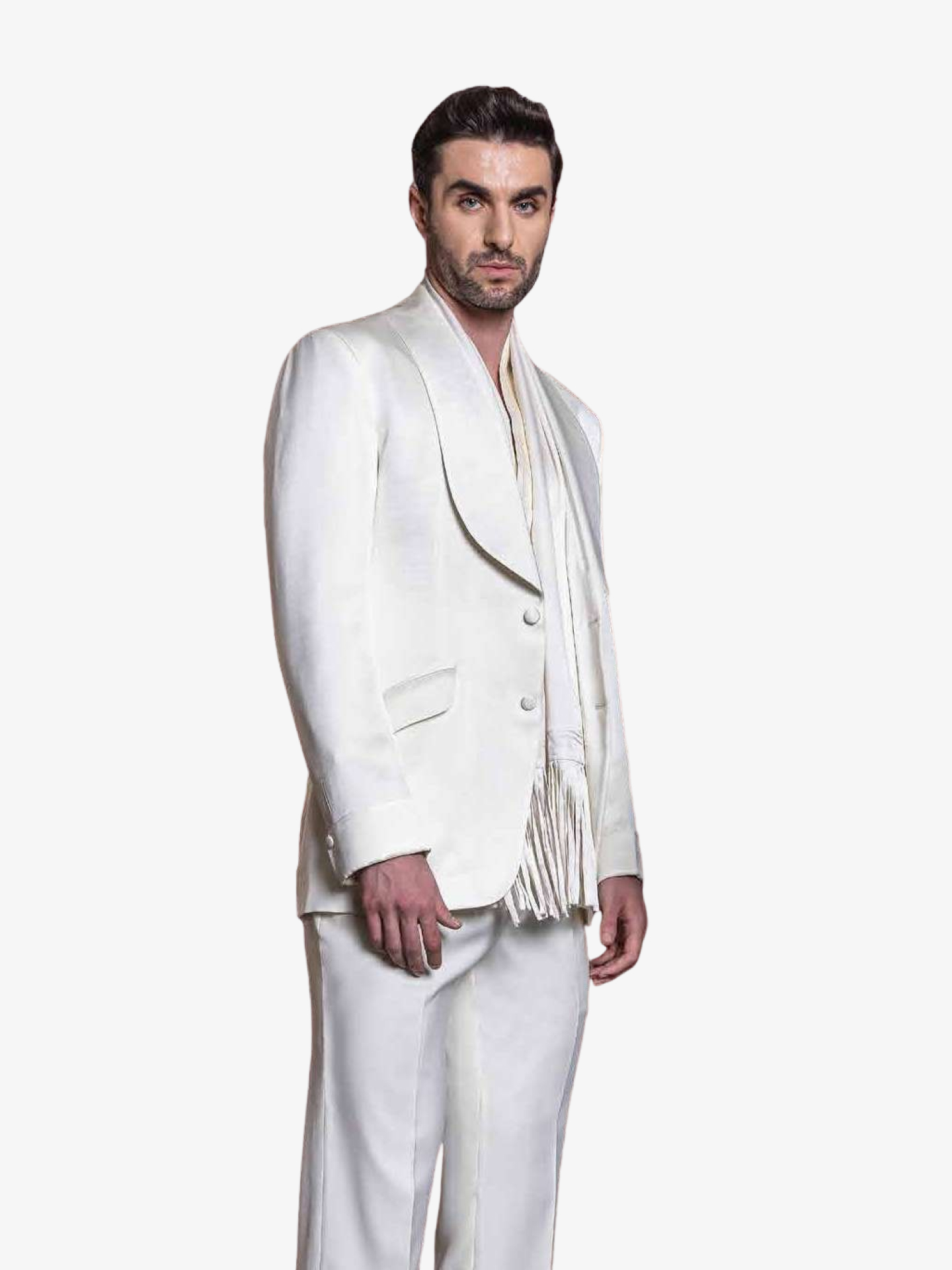 Extra-Wide Shawl Tuxedo Suit - I