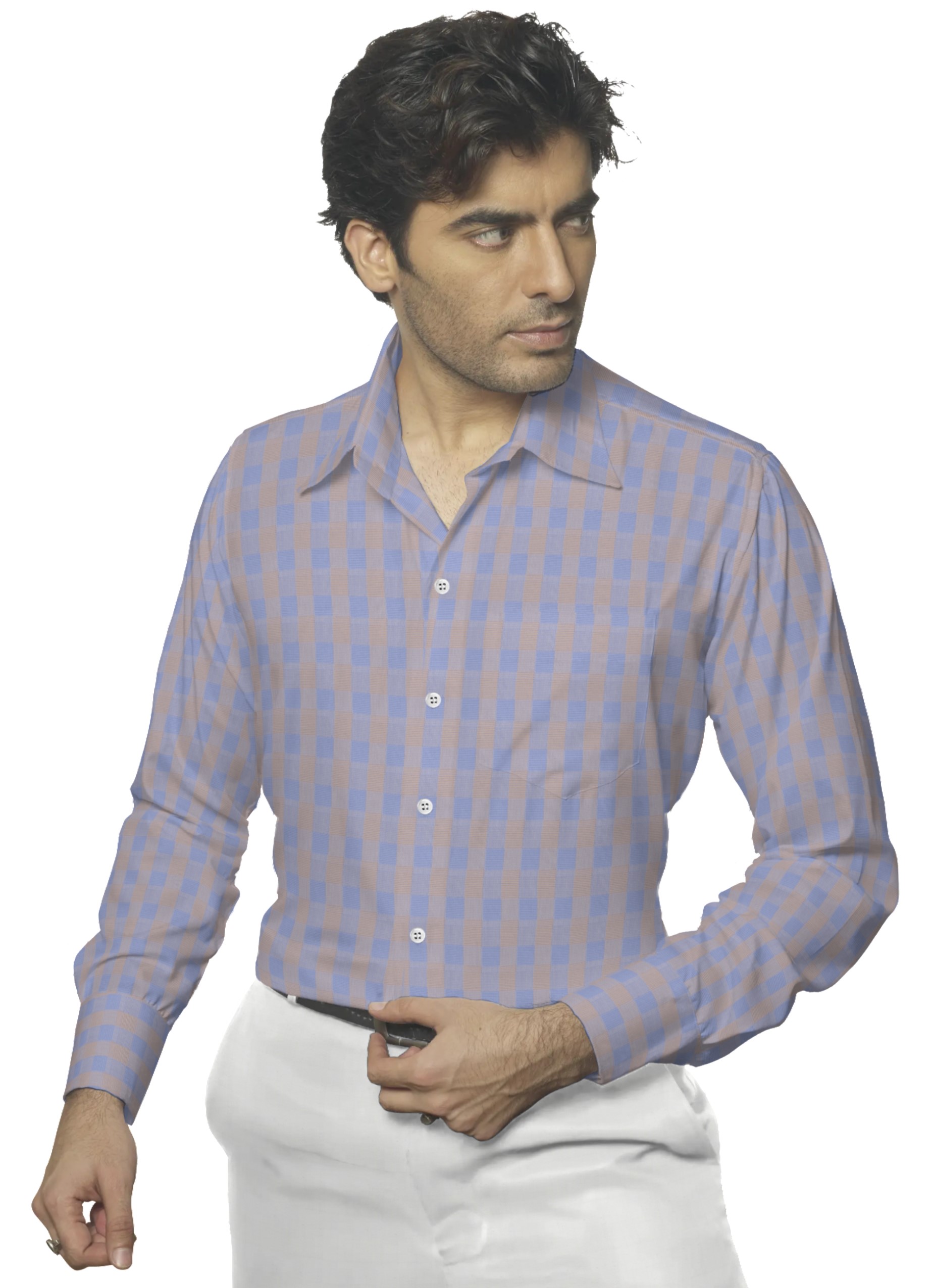 Amber Mist Checks Shirt