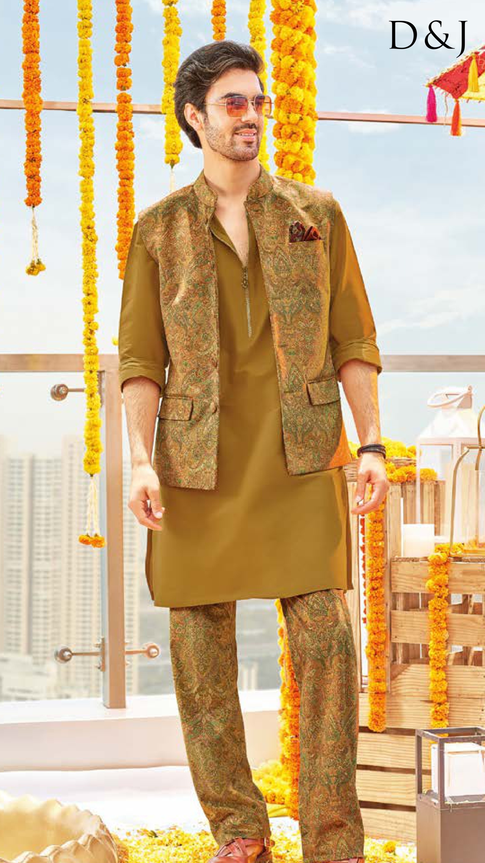 Olive Paisley Fusion Set