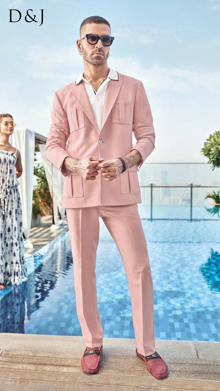 Pool Party Luxe Blush Suit