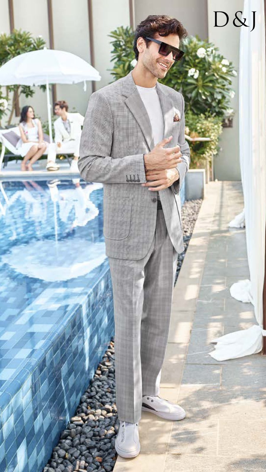 Cloud Check Lounge Suit