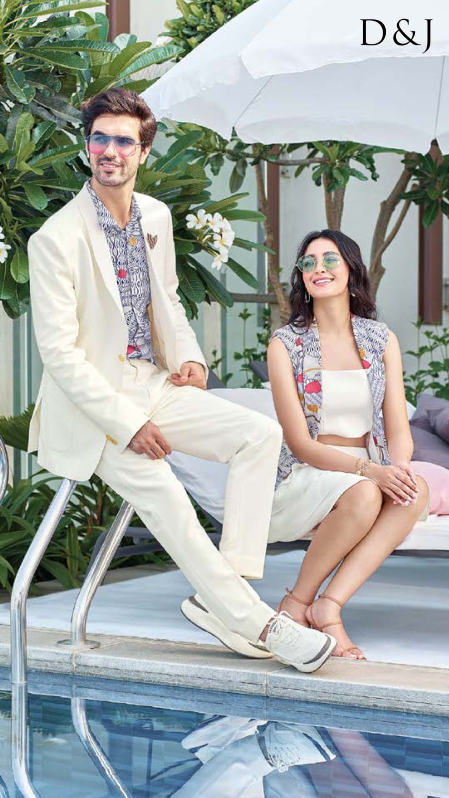 Ivory Garden Party Blazer Set