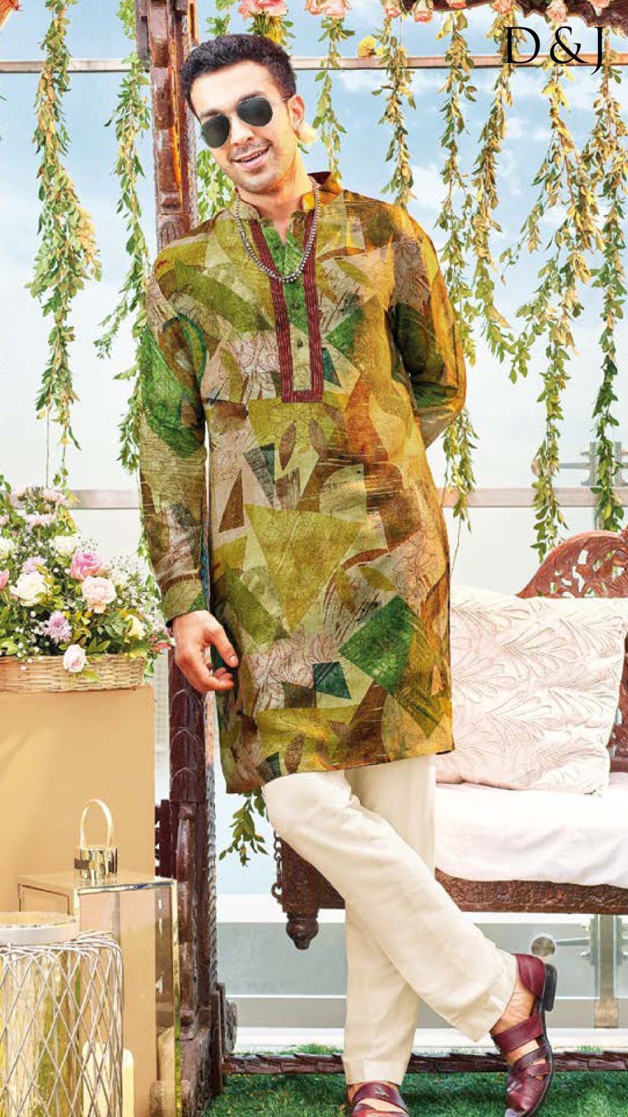 Earth Tones Abstract Kurta Set