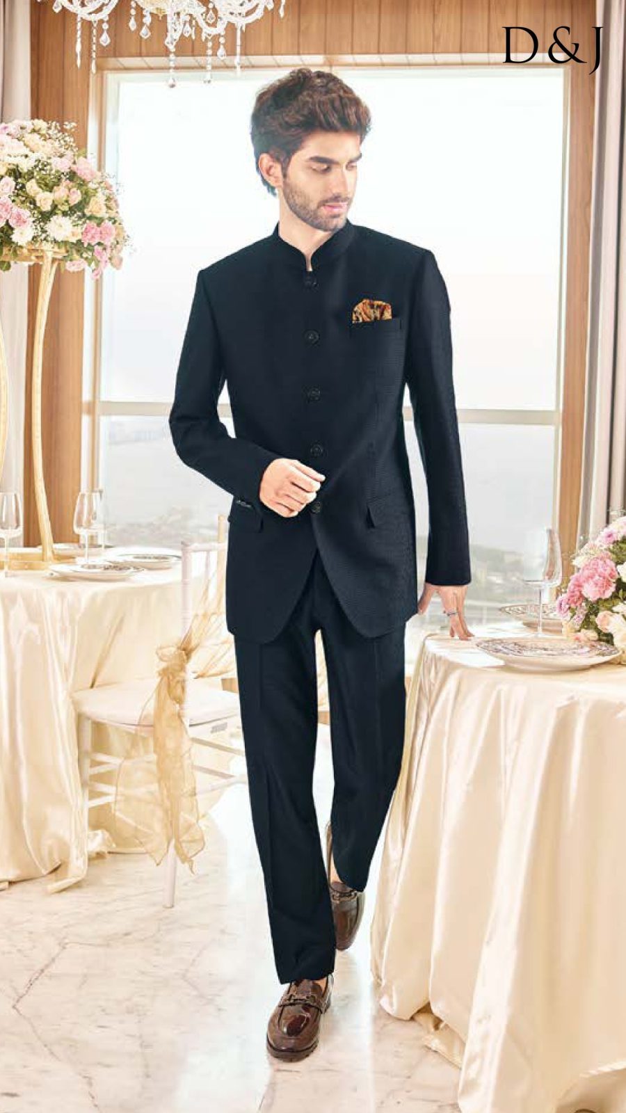 Midnight Classic Bandhgala Set