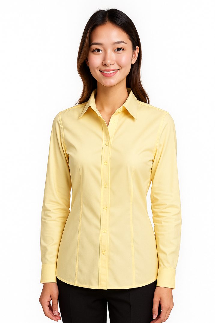 Yellow Women's Classic Formal Shirt