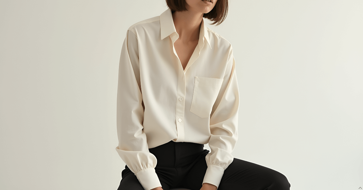 Classic Cream Tailored Shirt