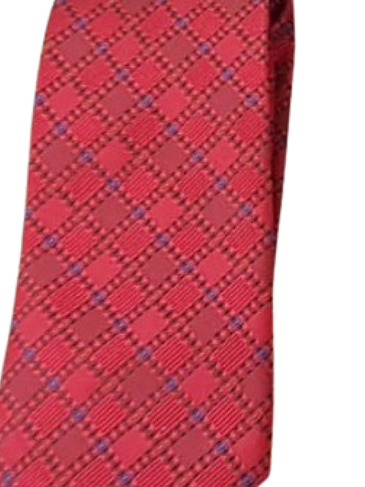 Red Checkered Tie