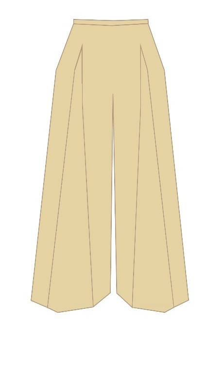 Tailored Wide-Leg Palazzo Trousers