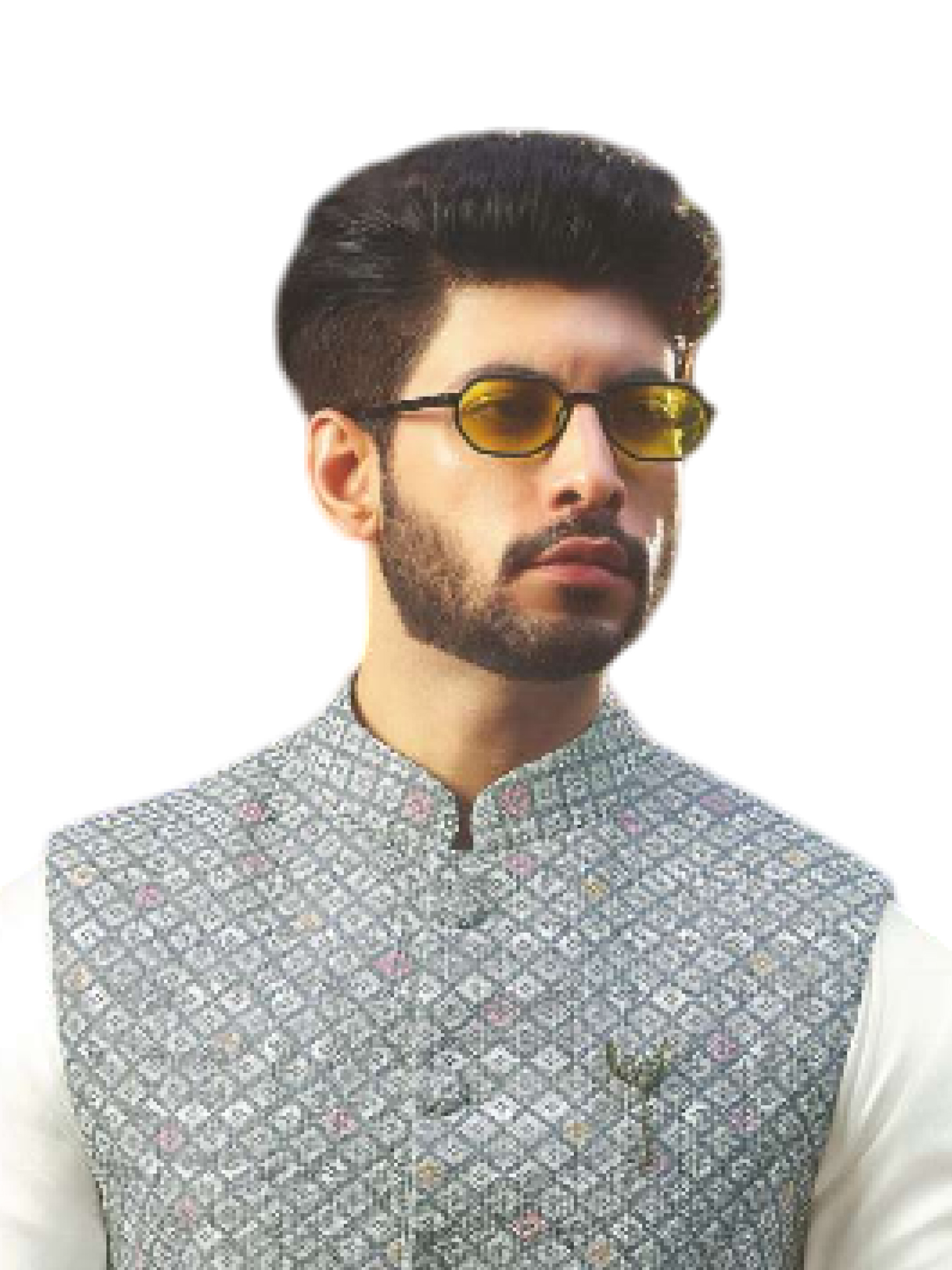 Modern Ethnic Vest Suit