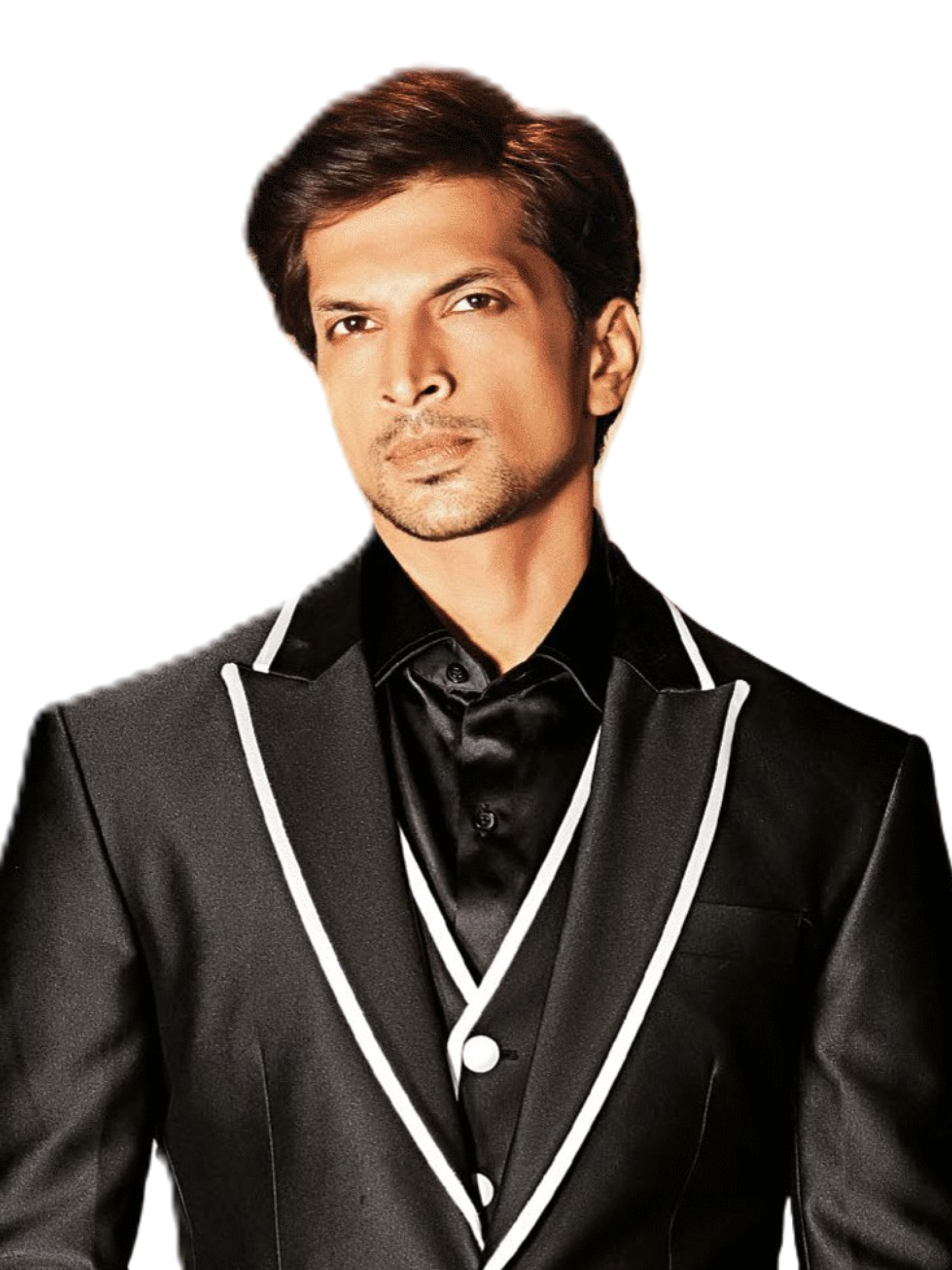 Piped Tuxedo Suit