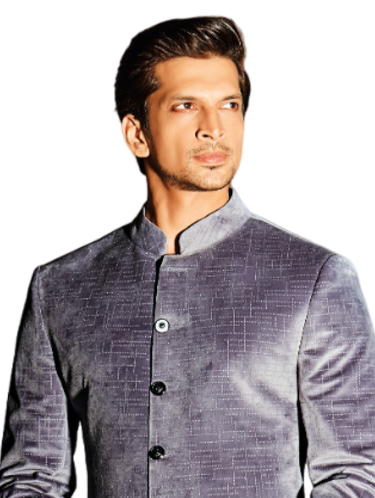 Apple-Cut Bandhgala Jacket