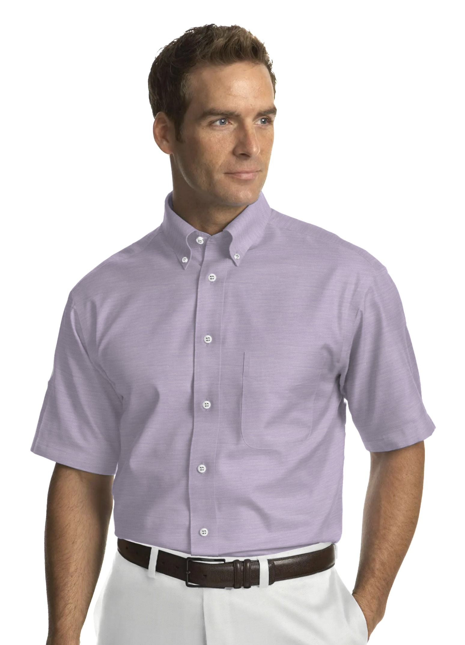 Classic Lavender Mist Twill Shirt