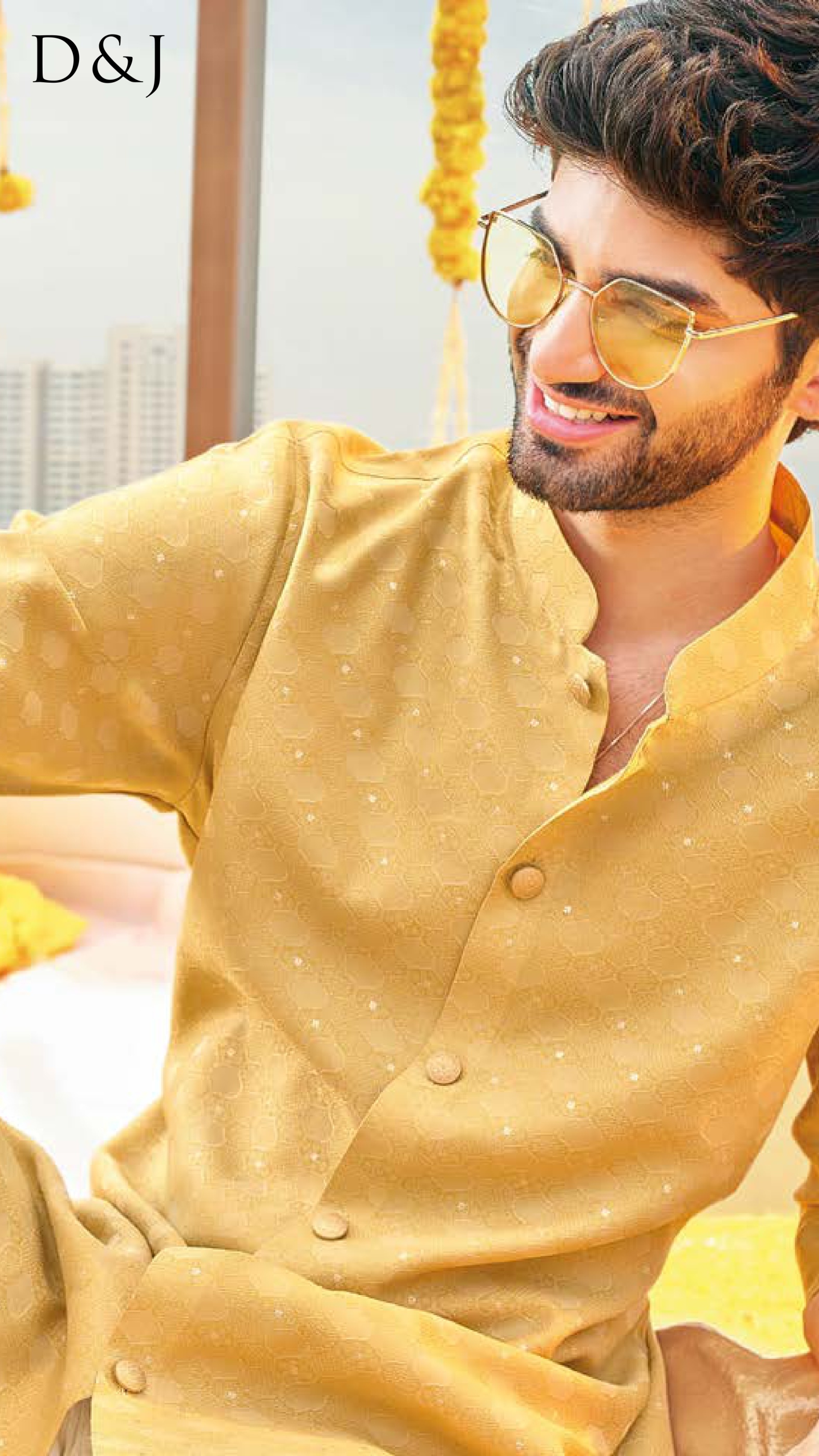 Subtle Marigold Kurta Set