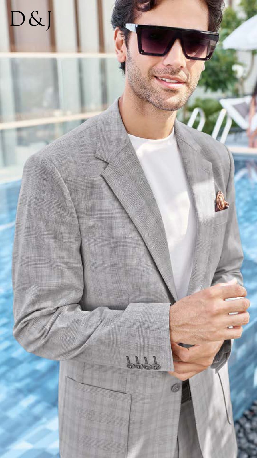 Cloud Check Lounge Suit