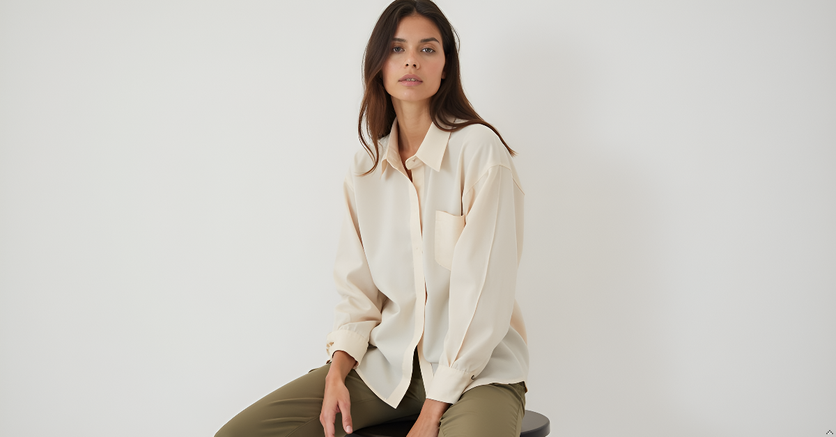 Classic Cream Tailored Shirt