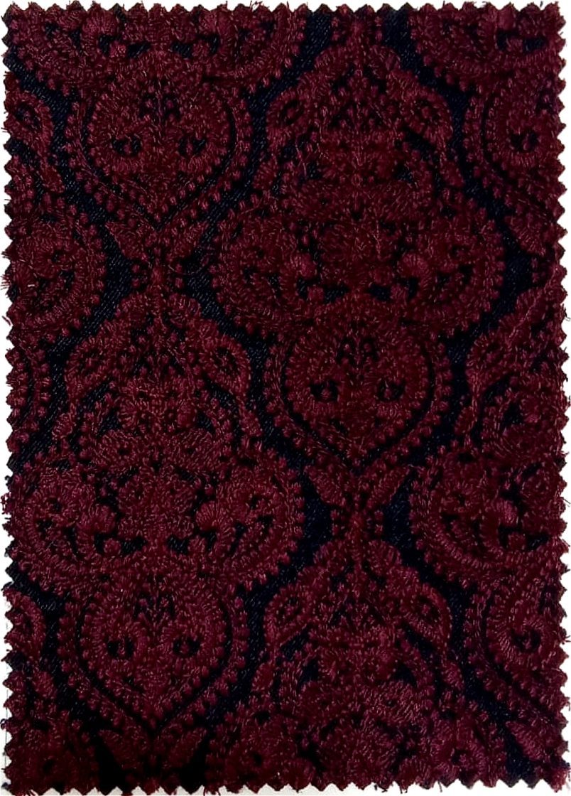 Kashida Maroon Jacquard Sherwani – Royal Heritage Charm